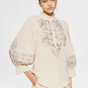 Blouse brodée Ziggy